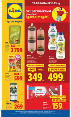 Steffl Világos sör, Alkoholtartalom: 4%, +50 Ft betétdíj, 0,5 l - amely érvényes a következő dátumtól: 16.10.2025 | Oldal: 68