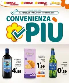 Anteprima del volantino Conad Convenienza Più Sicilia catalogo valido a partire dal 03.09.2025