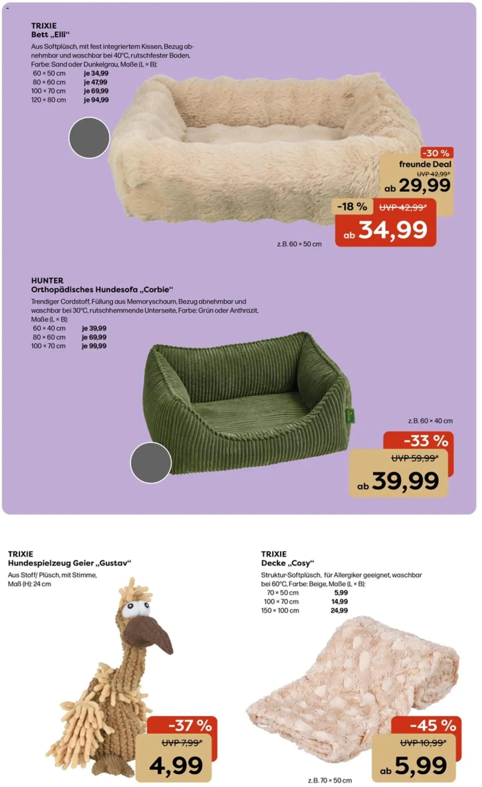 Zoo & co Prospekt 	 – gültig ab 27.10.2025 | Seite: 5 | Produkte: Bett, Decke