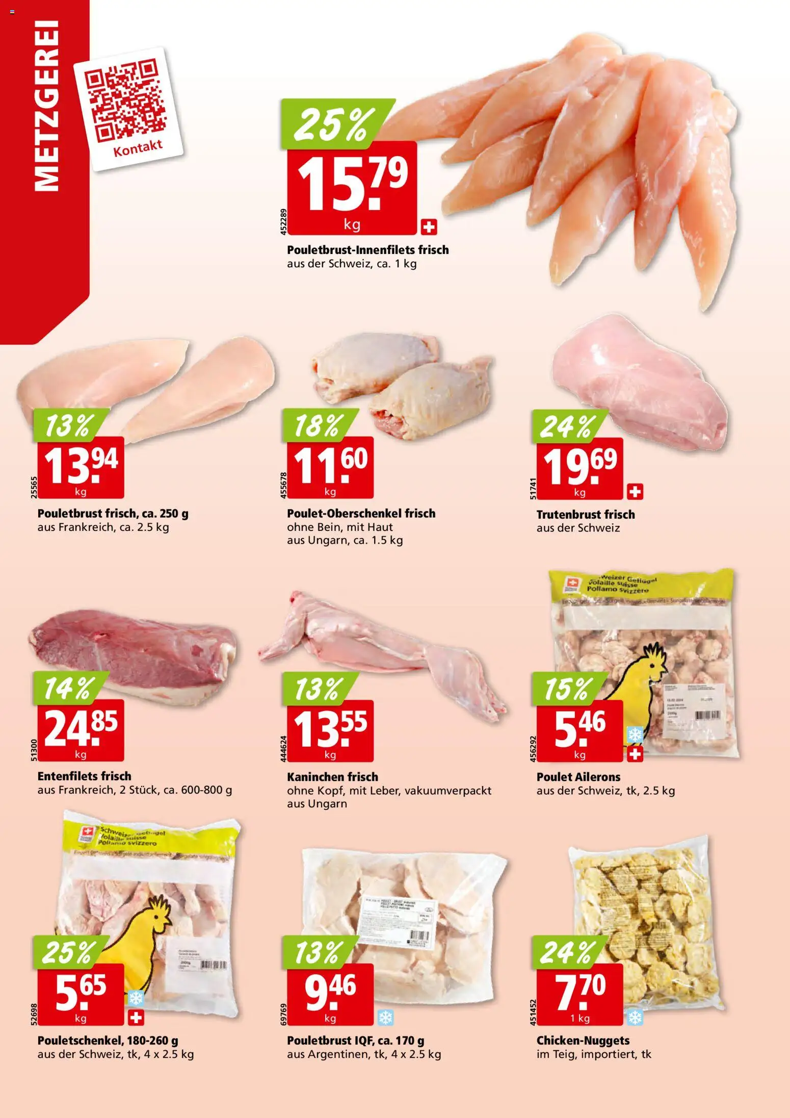 Aligro Aktionen Schlieren, Gossau SG, Frauenfeld, Rapperswil-Jona, Sargans, Bern, Brüttisellen, Pratteln, Emmen, Spreitenbach – gültig ab 02.02.2026 | Seite: 6 | Produkte: Pouletbrust