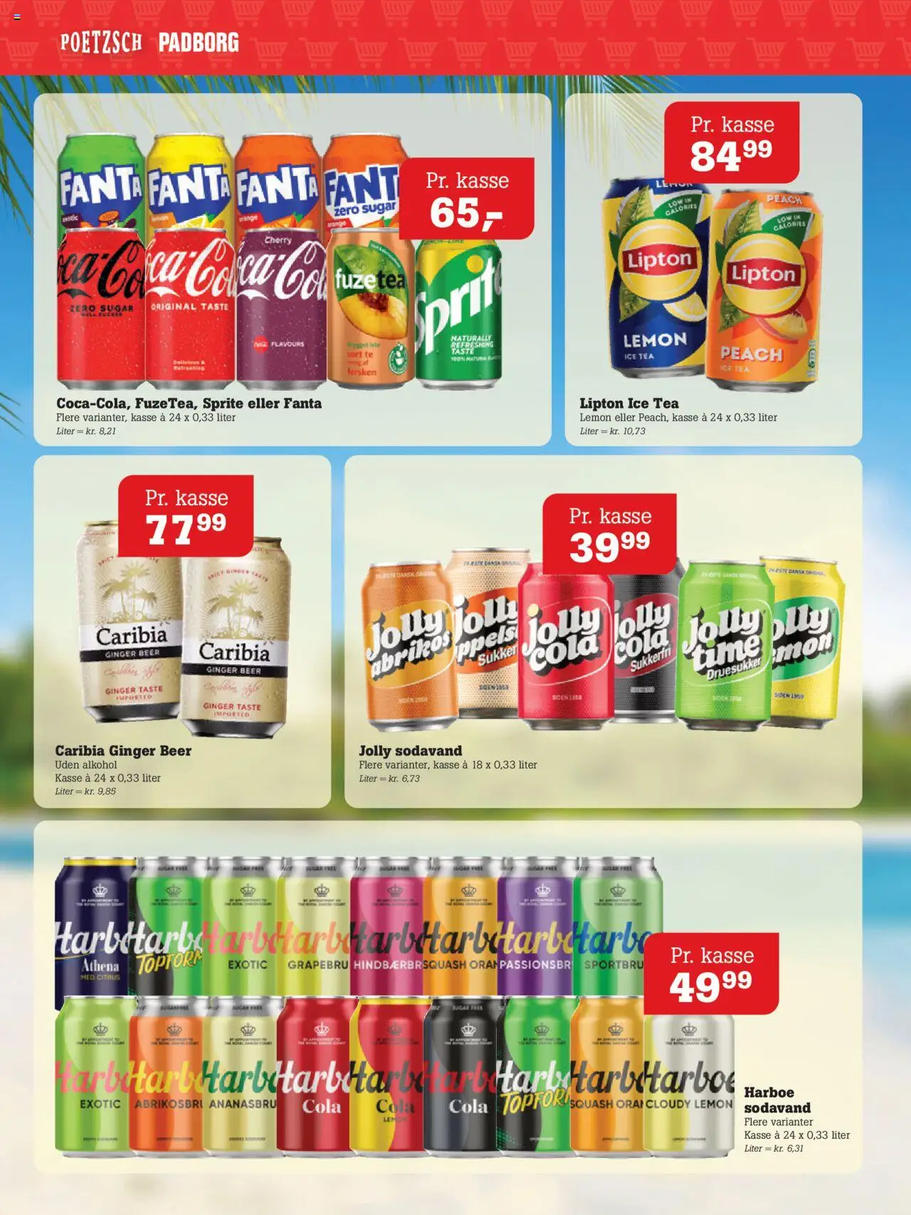 Poetzsch Padborg Tilbudsavis gyldig fra 26.06.2025 | Side: 29 | Produkter: Squash, Iste, Cola, Sukker