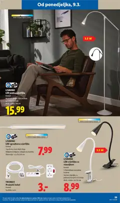 Katalog Lidl - Pregled kataloga iz trgovine Lidl, vrijedi od 09.03.2026 | Stranica: 39 | Proizvodi: Svjetiljka, Kabel