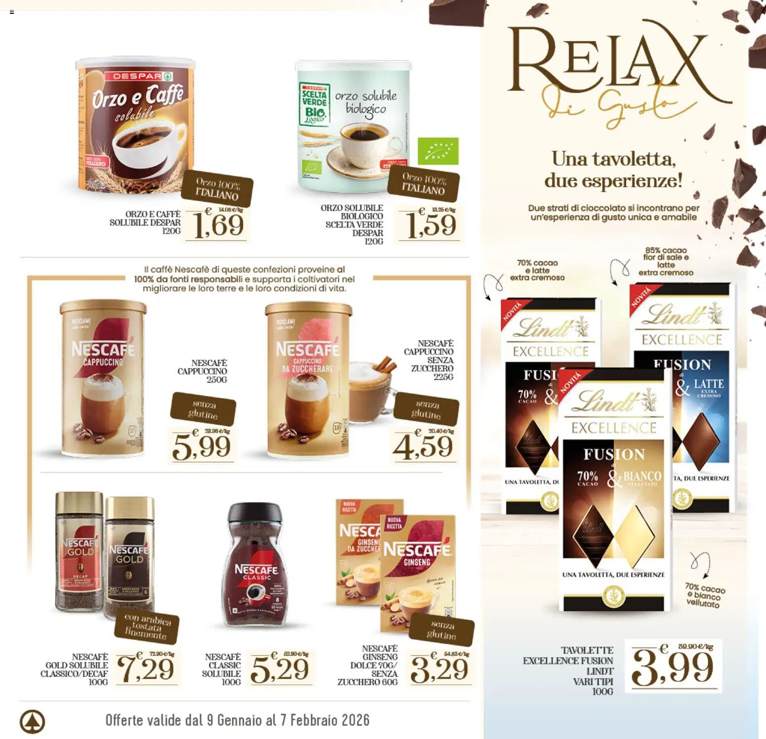 Volantino Interspar del 16.01.2026 | Pagina: 13 | Prodotti: Cioccolato, Sale, Zucchero, Cacao