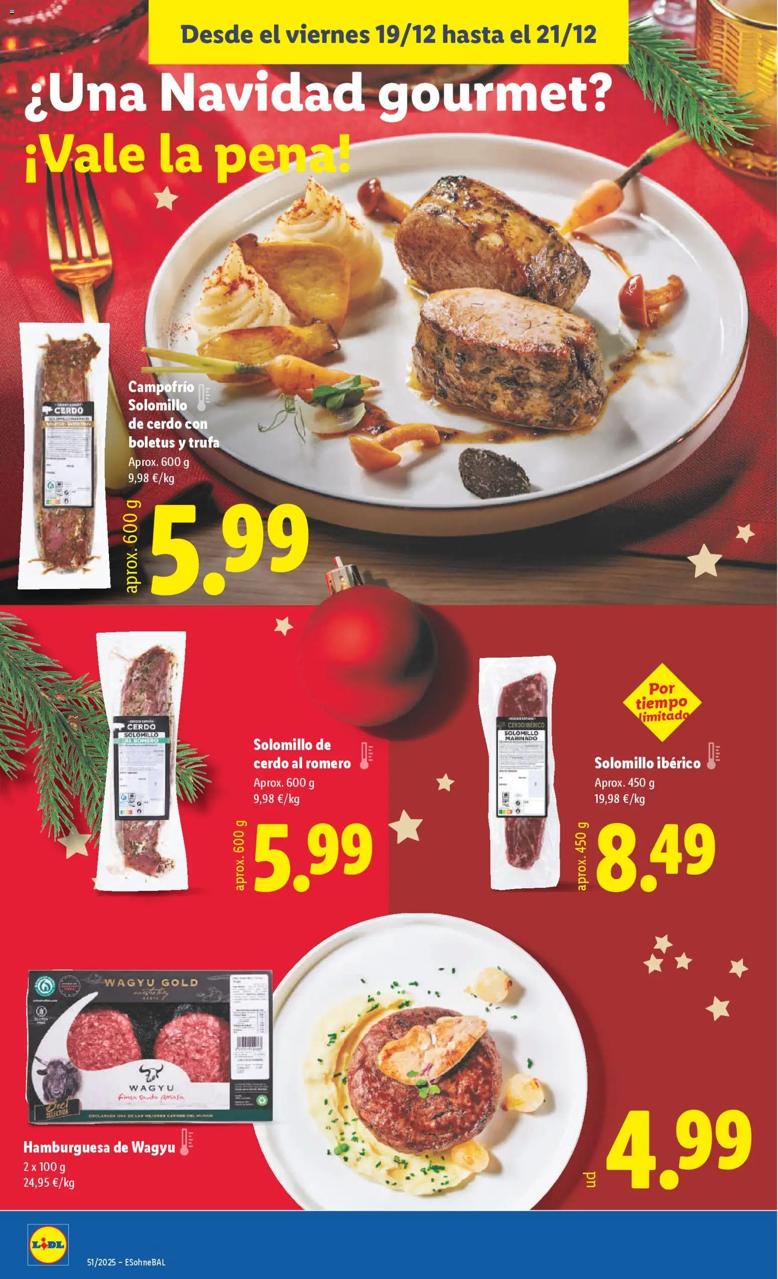 Lidl folleto │ válido desde el 15.12.2025 | Página: 36 | Productos: Solomillo de cerdo, Cerdo, Σοκολατούχο γάλα