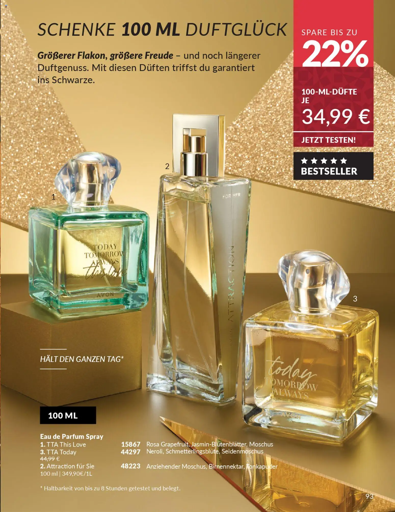 Avon - Black Friday – gültig ab 01.11.2025 | Seite: 95 | Produkte: Parfüm, Eau de Parfum