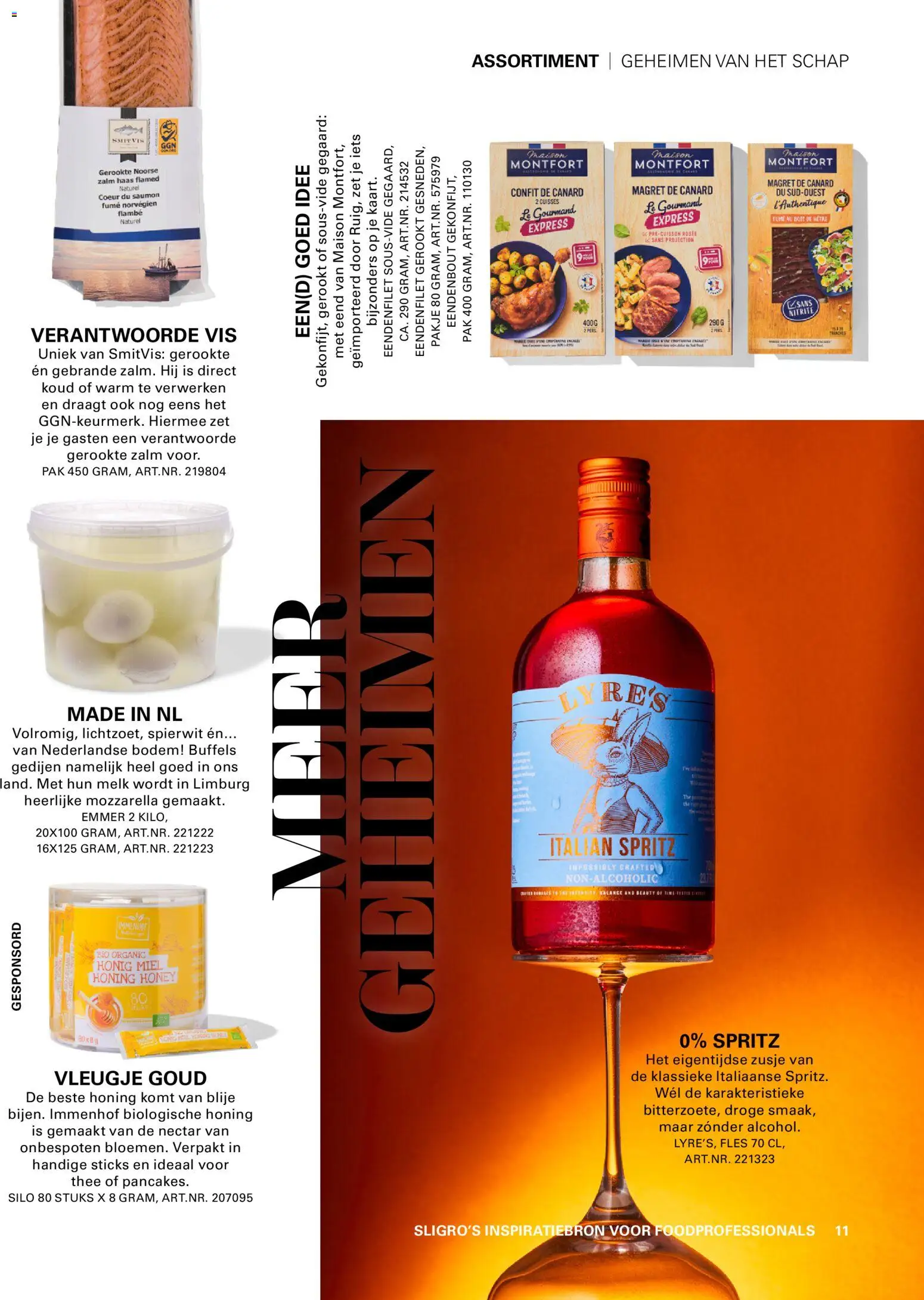 {H1} | Pagina: 11 | Producten: Vis, Thee, Fles, Mozzarella