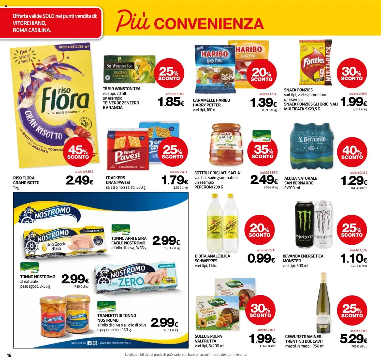 Volantino Superconti del 26.02.2026 | Pagina: 17 | Prodotti: Tè, Caramelle, Acqua, Limone