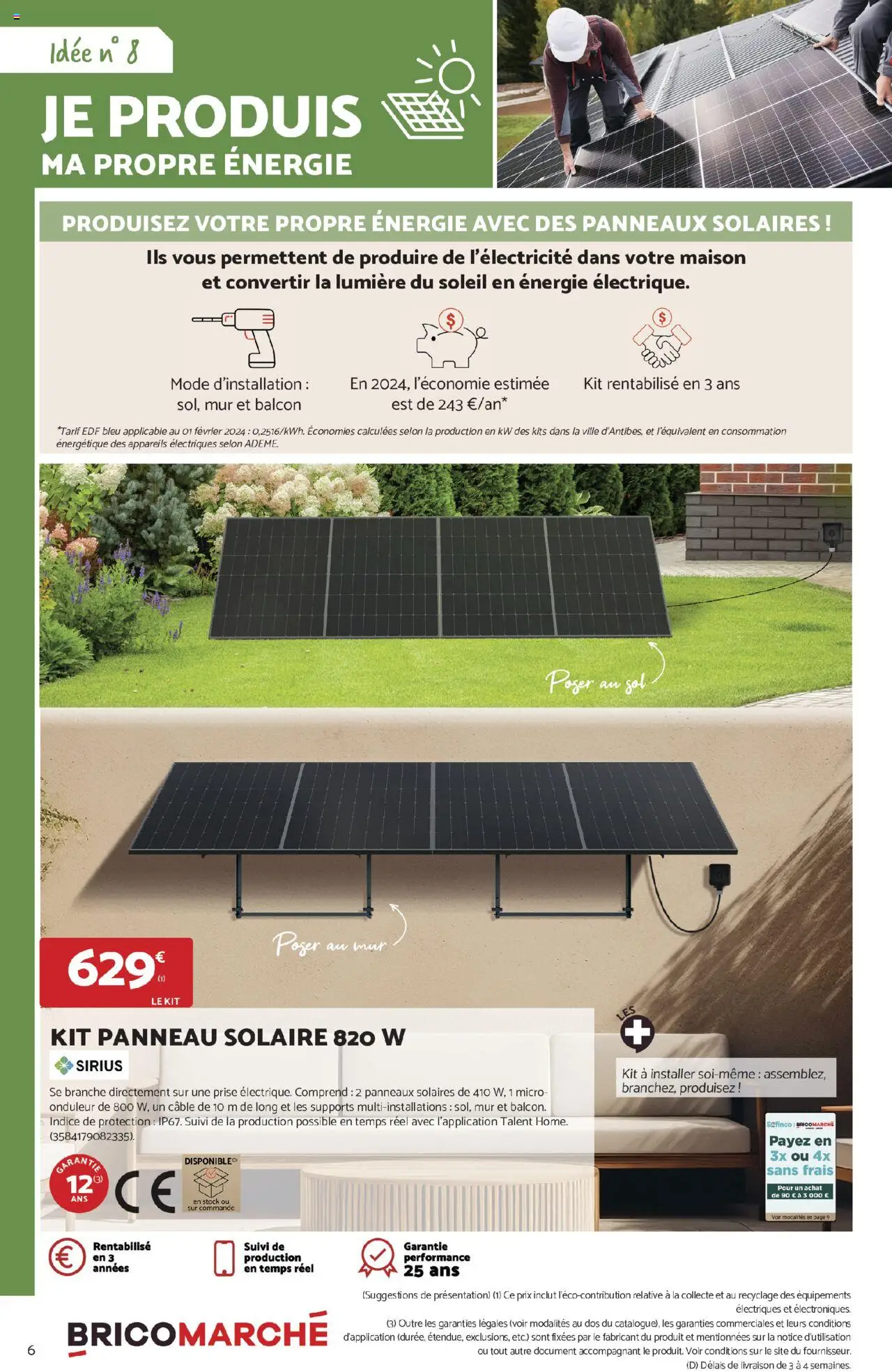  | Page: 6 | Produits: Câble, Prise, Panneau solaire