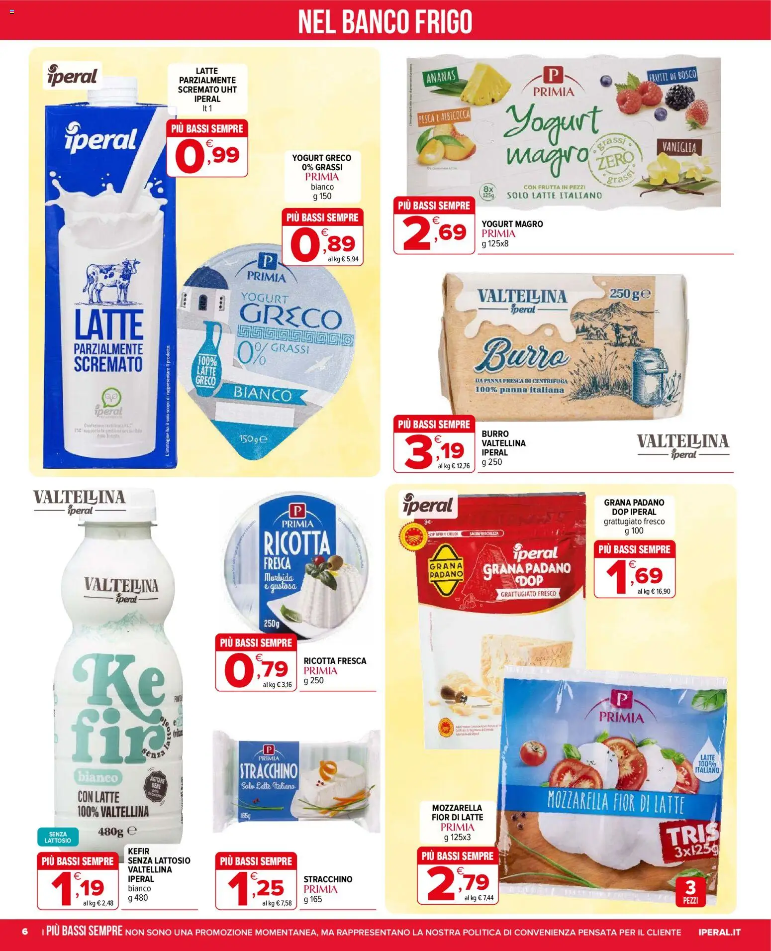 Volantino Iperal del 14.01.2026 | Pagina: 6 | Prodotti: Centrifuga, Panna, Ananas, Stracchino