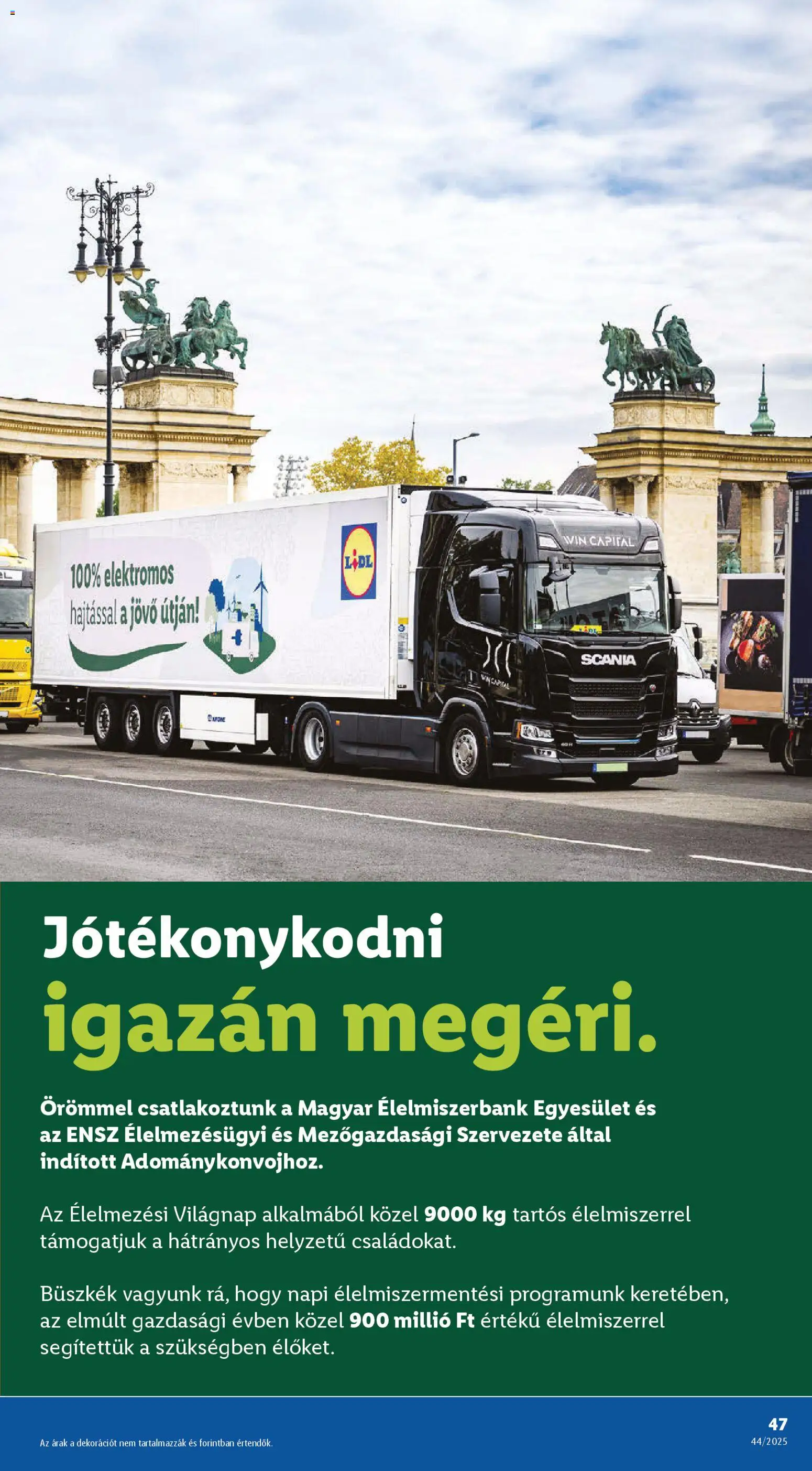 Lidl akciós ujság - amely érvényes a következő dátumtól: 30.10.2025 | Oldal: 47
