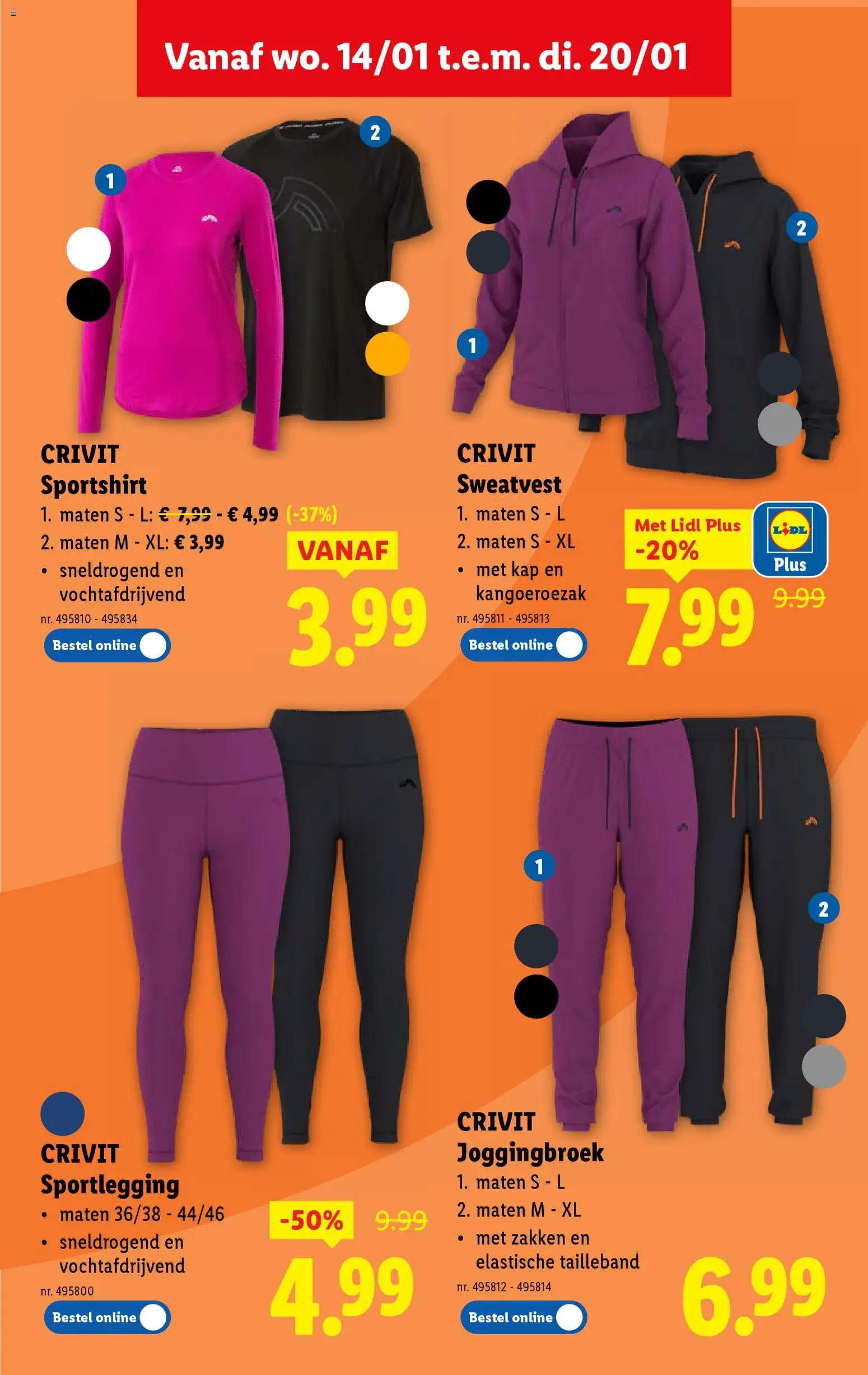 {H1} | Pagina: 42 | Producten: Leggings, Sweatshirt, Shirt