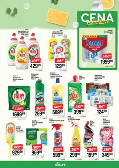 Super DIS katalog - pregled Super DIS kataloga - važi od 26.02.2026 | Strana: 19 | Proizvode: Deterdžent, Somat, Pronto, Ajax