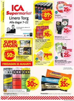 ICA Supermarket - Lund - Förhandsvisning av reklamblad från butik ICA Supermarket aktuell från 18.08.2025