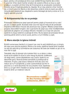 Noul catalog Dr.Max – valabil de la 01.06.2025 | Pagină: 67 | Produse: Șezlong, Ciuperci, Cremă depilatoare, Apă
