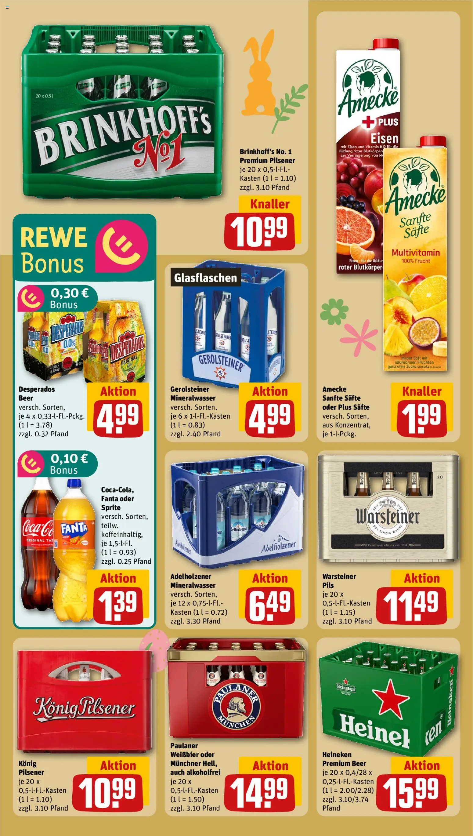 Rewe ihr Kaufpark Prospekt 	 – gültig ab 16.03.2026 | Seite: 20 | Produkte: Pils, Adelholzener, Mineralwasser, Warsteiner