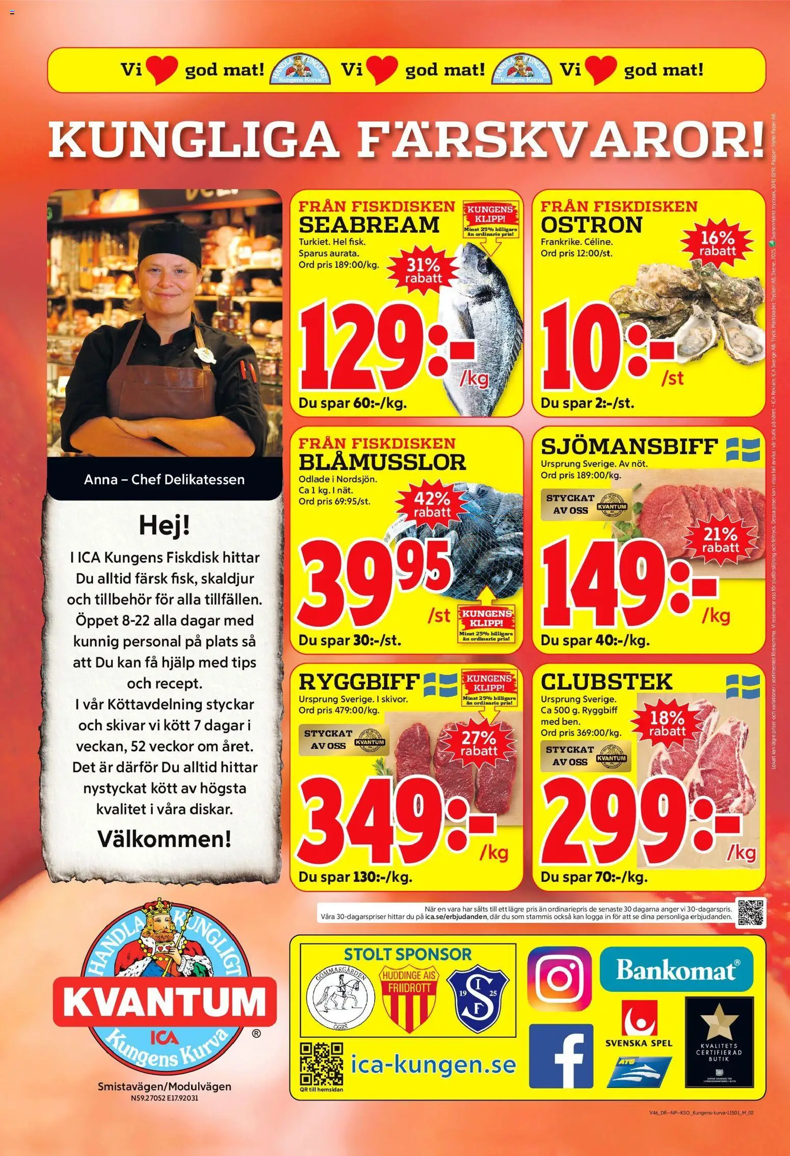 ICA Kvantum reklamblad aktuell från 10.11.2025 | Sida: 8 | Produkter: Papper, Spel