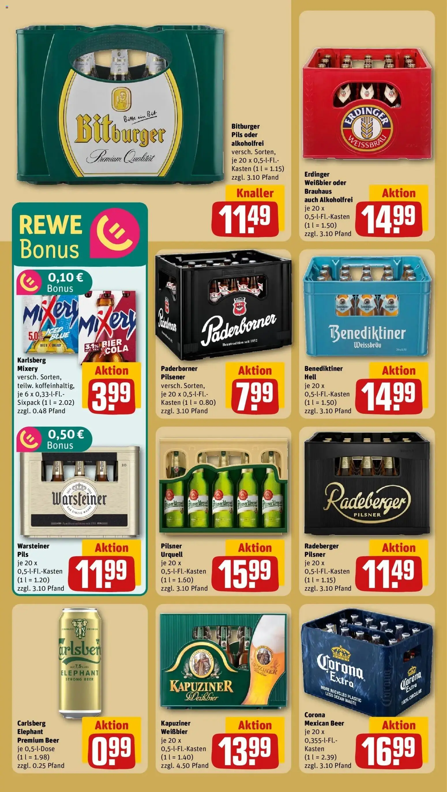 Rewe prospekt Kassel / Helleböhn	 – gültig ab 22.02.2026 | Seite: 17 | Produkte: Erdinger, Energy, Warsteiner, Mixery