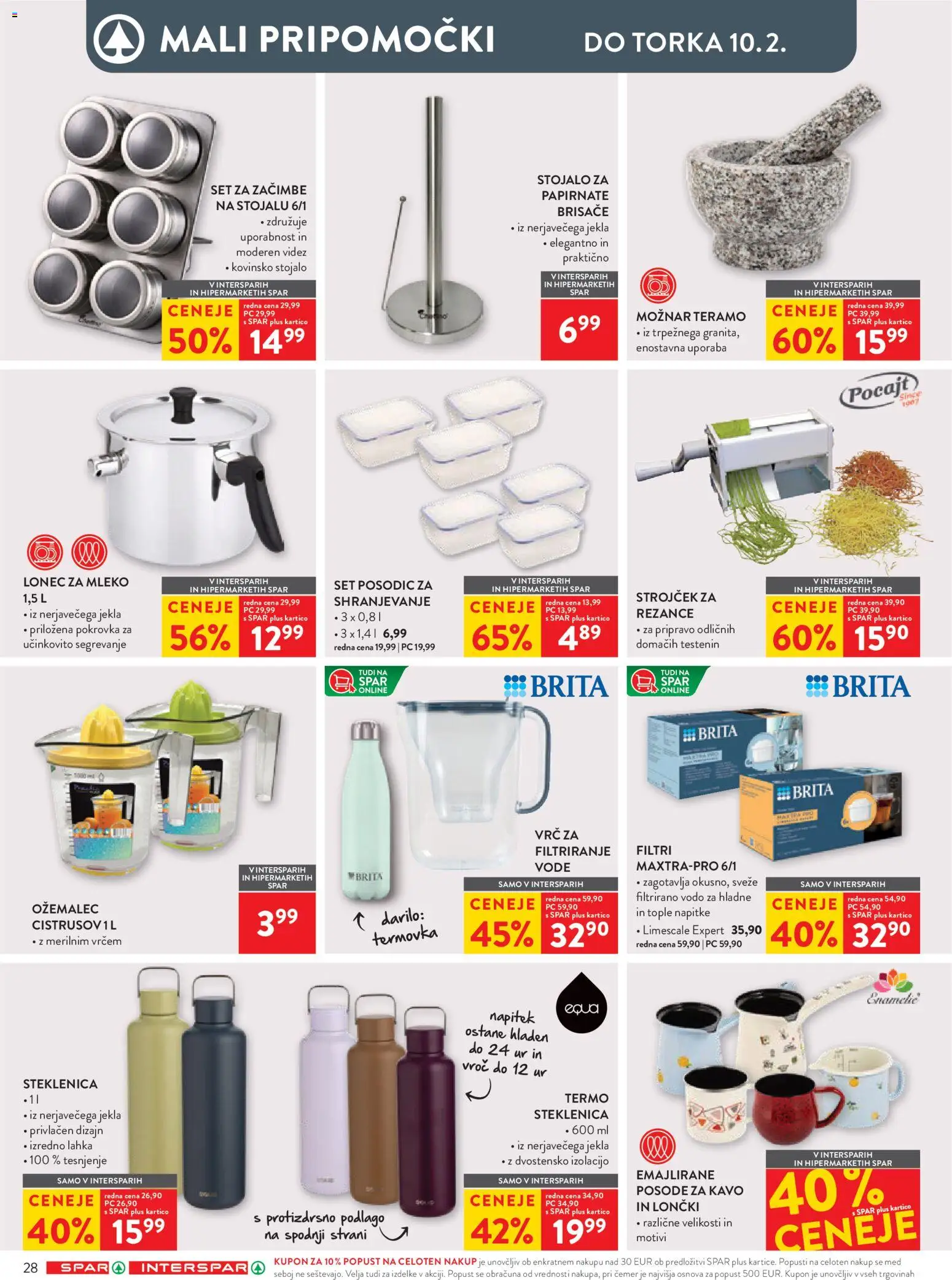 Novi Spar katalog ponudbe – veljaven od 28.01.2026 | Stran: 34 | Izdelki: Steklenica, Mleko, Zacimbe