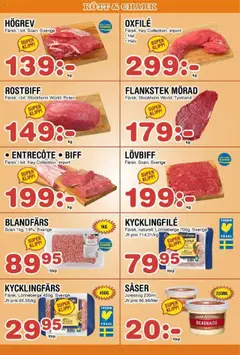 Nya Pulsen - erbjudanden - Förhandsvisning av reklamblad från butik Nya Pulsen aktuell från 20.10.2025 | Sida: 3 | Produkter: Kycklingfile, Lövbiff, Blandfärs, Oxfilé