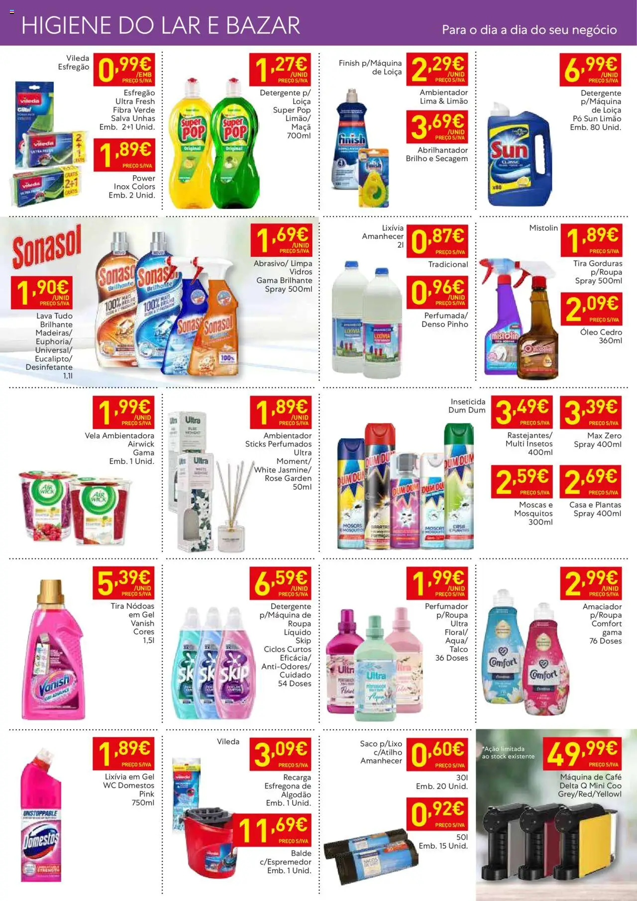 Recheio folheto Madeira │ válido de 19.08.2025 | Página: 14 | Produtos: Delta q, Pó, Algodão, Café