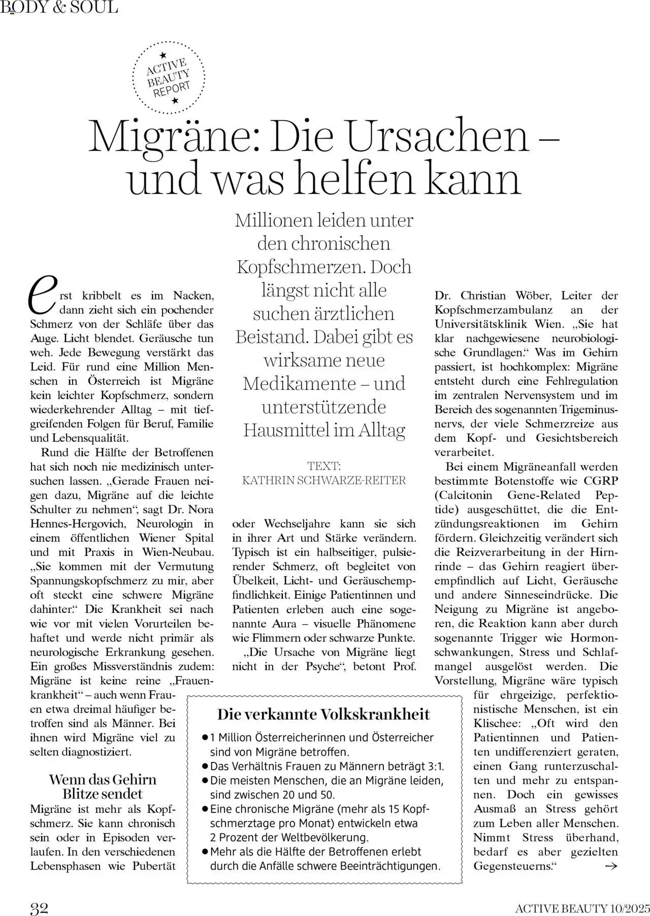 dm drogerie markt Active Beauty Magazin 10/2025 gültig ab 01.10.2025 | Seite: 32