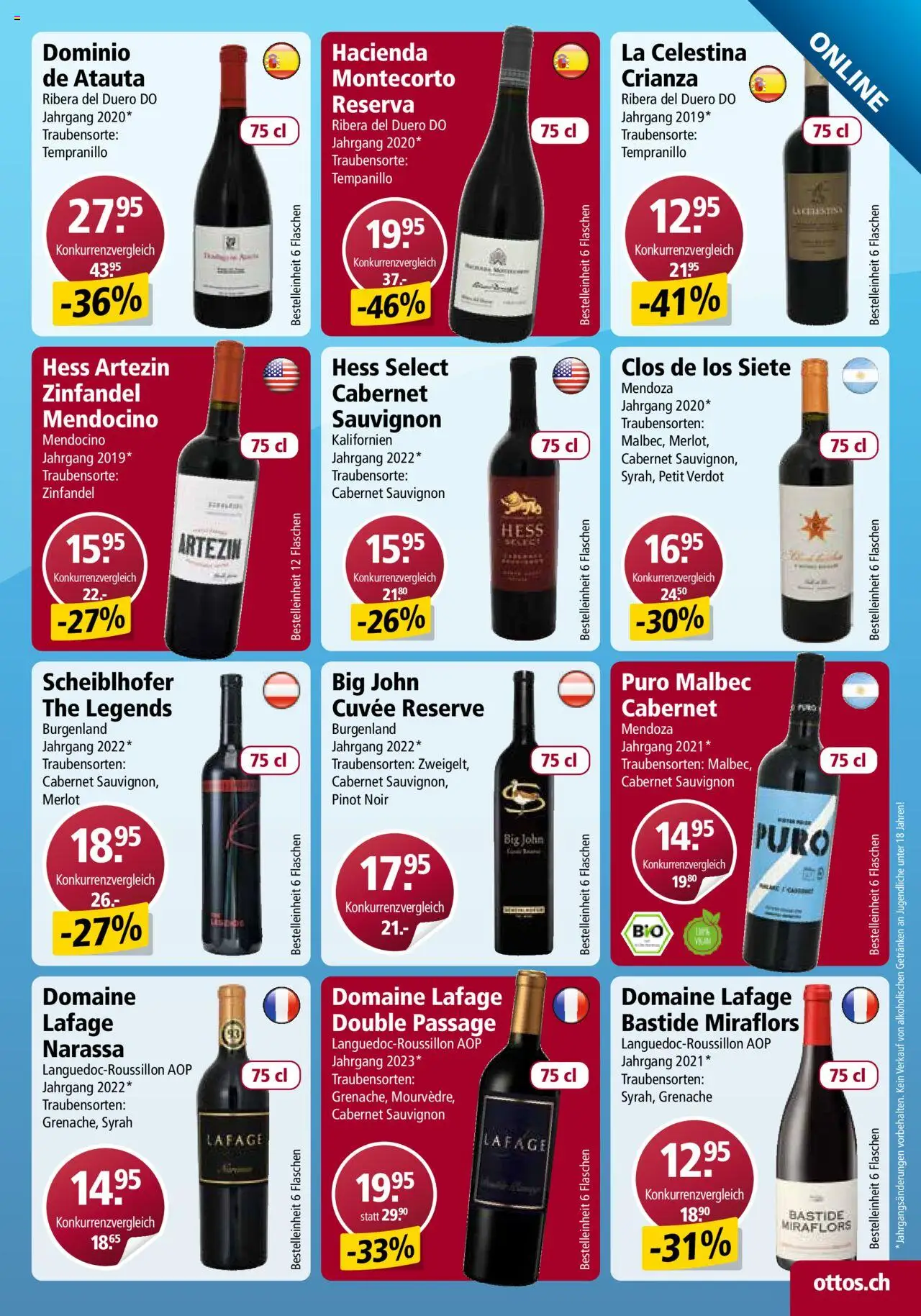 Otto's Aktionen Online Katalog ab 25.08.2025 | Seite: 11 | Produkte: Merlot