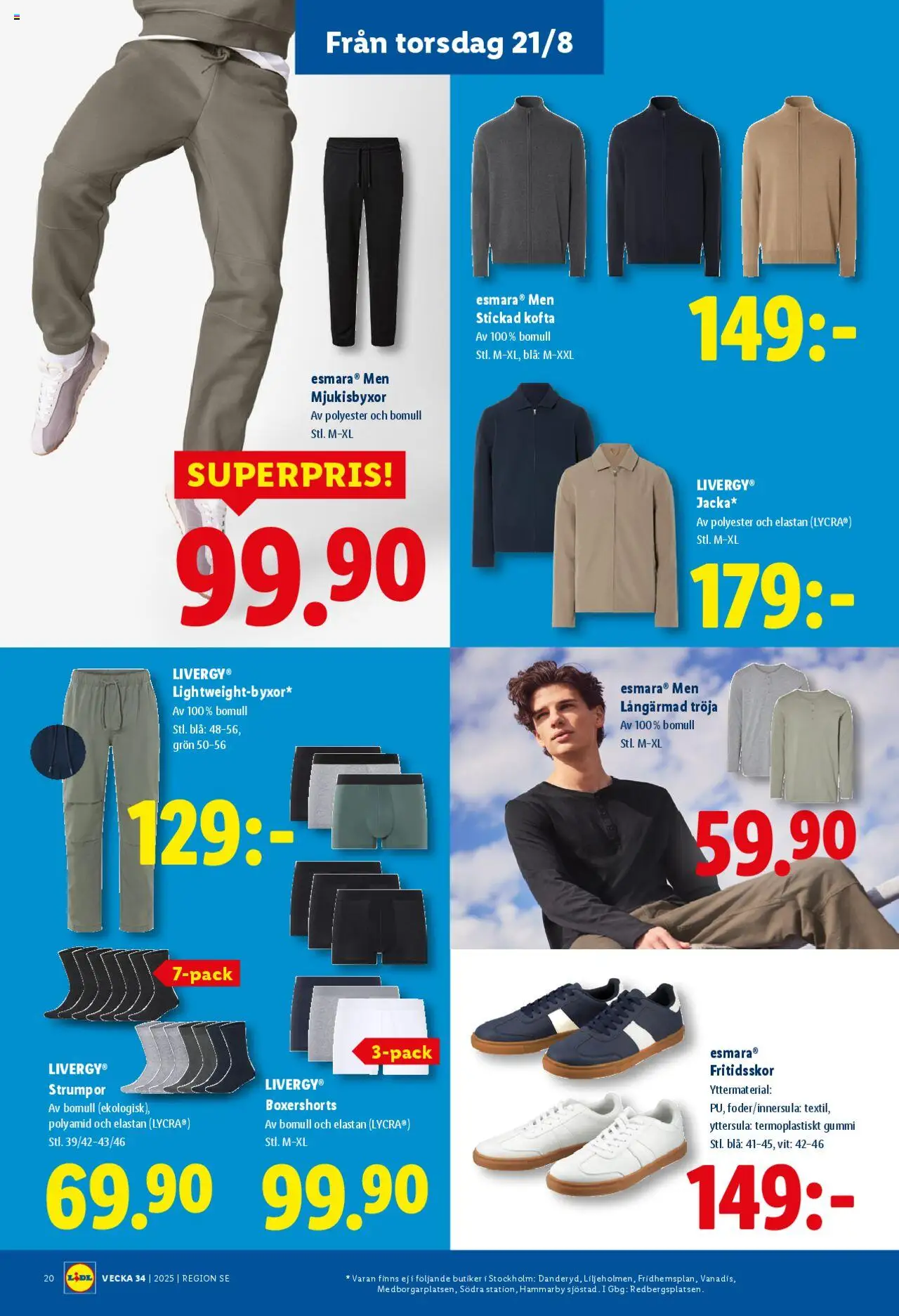 Lidl reklamblad aktuell från 18.08.2025 | Sida: 24 | Produkter: Tröja, Långärmad tröja, Kofta