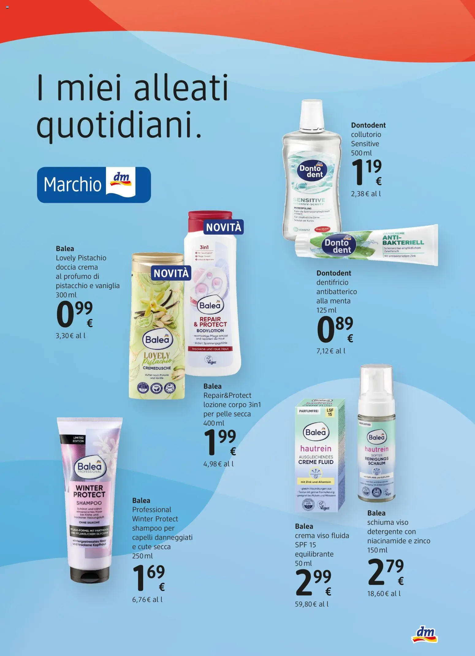 Volantino dm drogerie markt del 08.01.2026 | Pagina: 3 | Prodotti: Shampoo, Dentifricio, Menta, Profumo