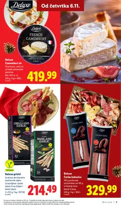 Lidl veruj u čuda  - pregled Lidl kataloga - važi od 06.11.2025 | Strana: 5 | Proizvode: Sir, Kobasica