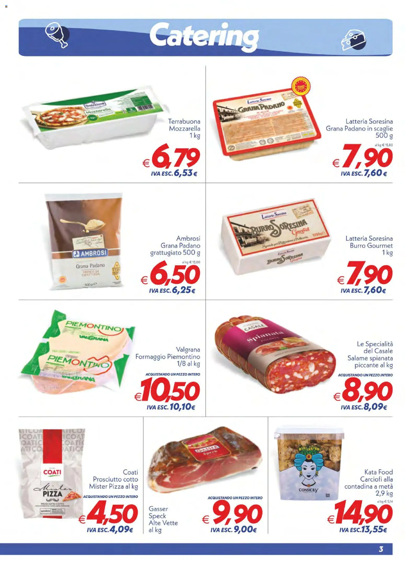 Volantino SuperConveniente del 16.12.2025 | Pagina: 3 | Prodotti: Pizza, Formaggio, Burro, Grana Padano