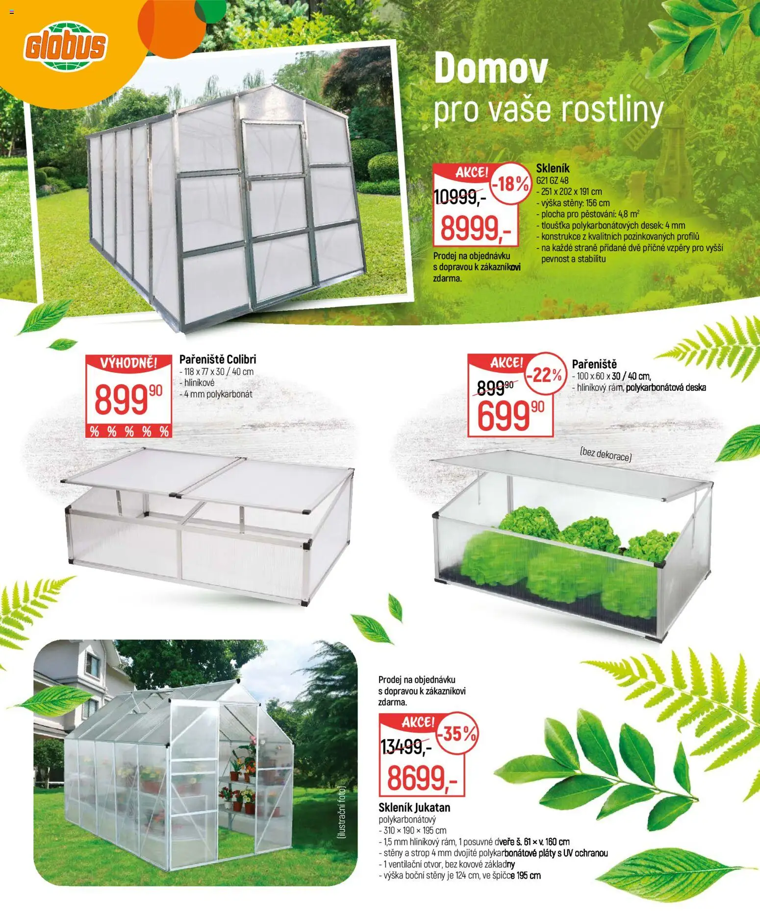 Globus leták - Zahrada od 18.02.2026 | Strana: 12 | Produkty: Globus, Pařeniště, Rostliny, Dekorace