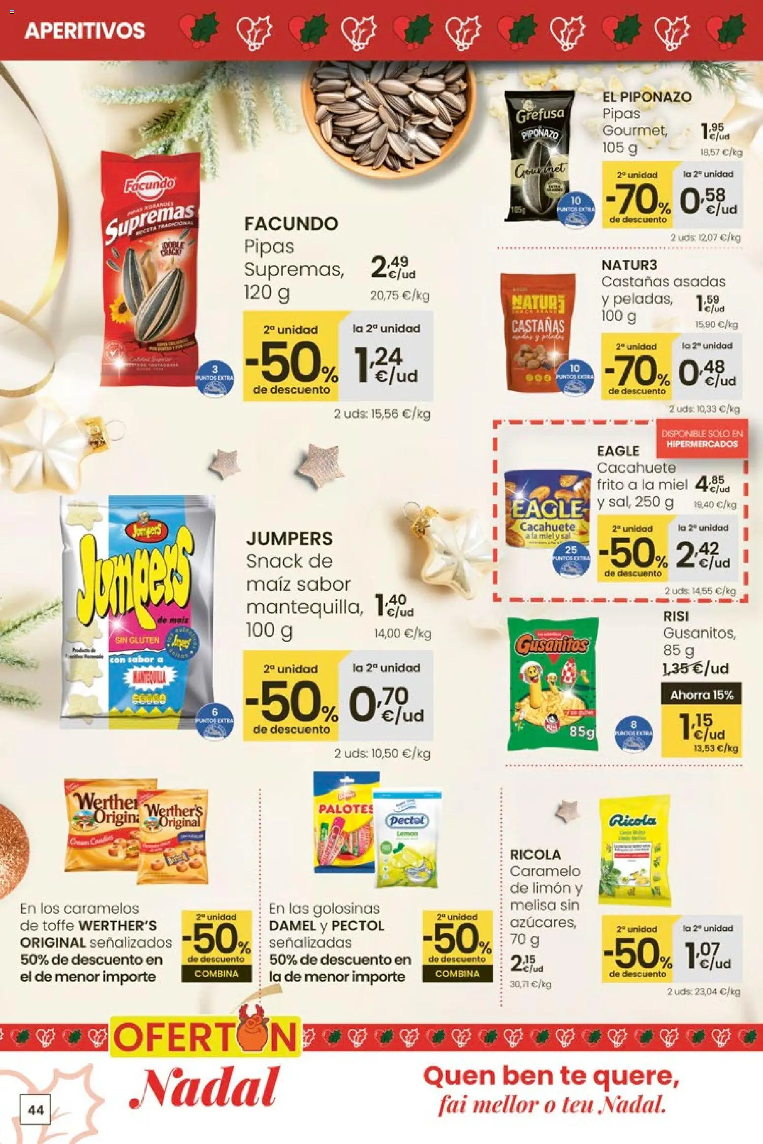 Eroski - Navidad  │ válido desde el 18.12.2025 | Página: 44 | Productos: Ψηφιακή κάμερα, Golosinas, Té