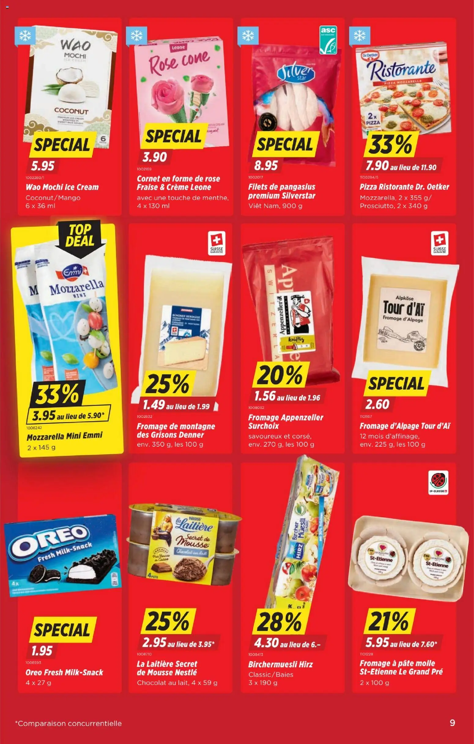 Denner Aktionen FR – gültig ab 12.02.2026 | Seite: 9 | Produkte: Pizza, Creme