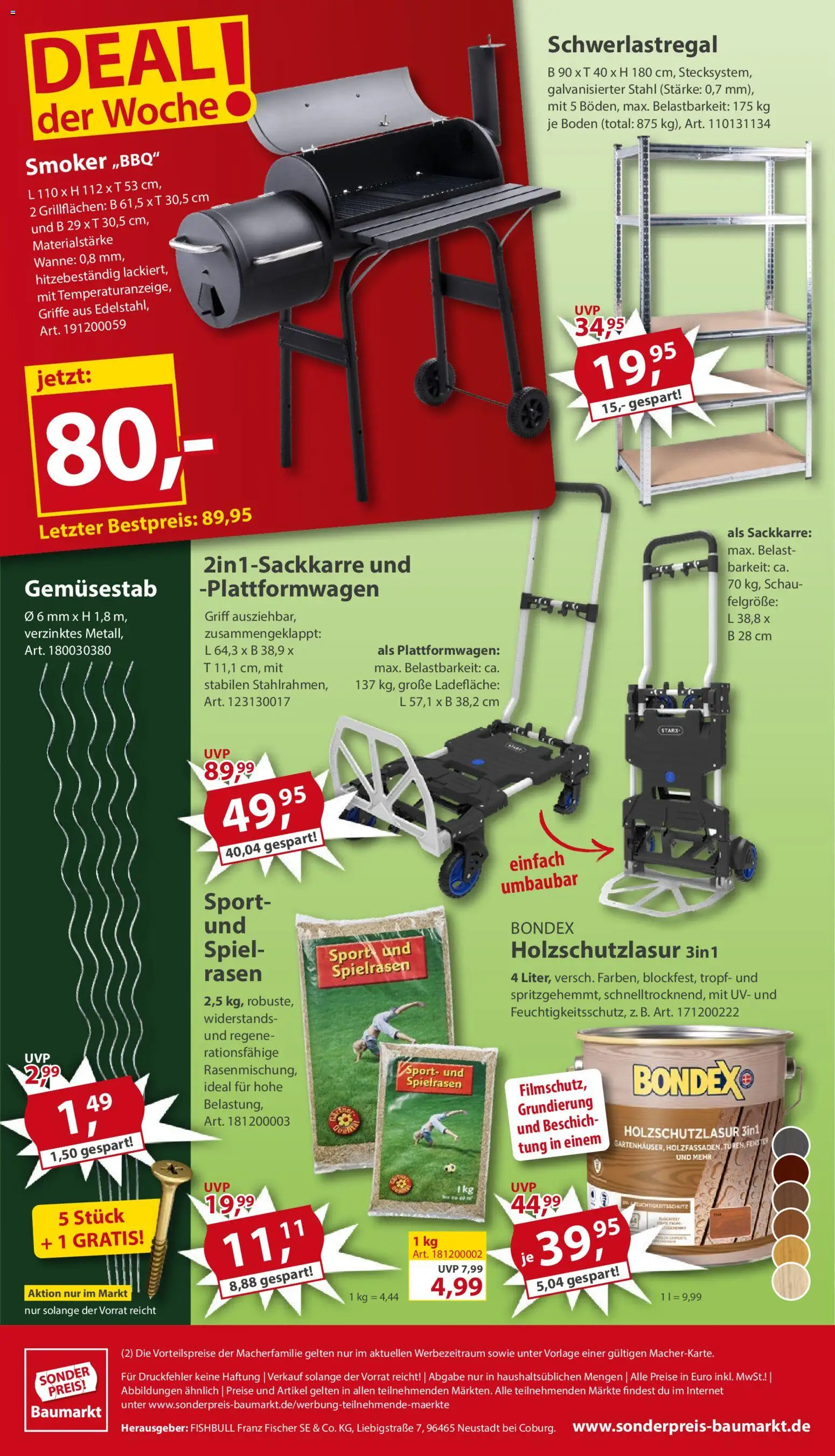 Sonderpreis Baumarkt Prospekt 	 – gültig ab 28.03.2026 | Seite: 20 | Produkte: Spiel, Schwerlastregal