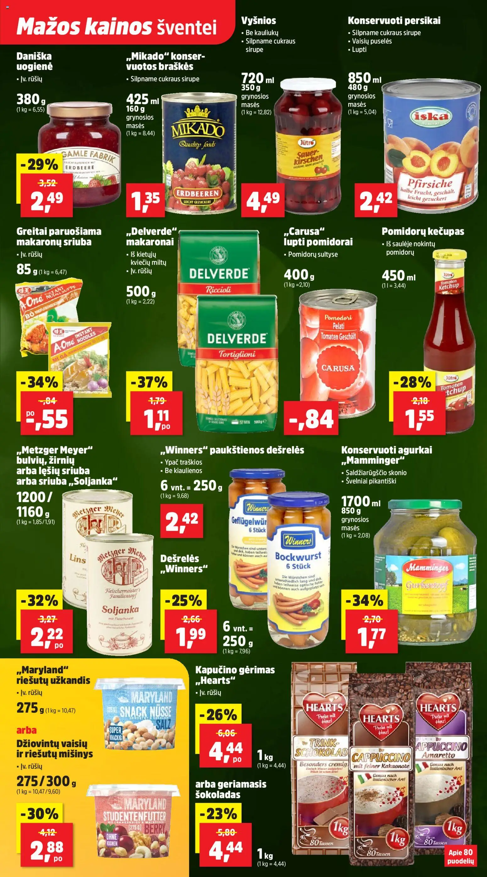 Thomas Philipps akcijos nuo 22.12.2025 | Puslapis: 3 | Prekių: Agurkai, Dešrelės, Šokoladas, Braškės