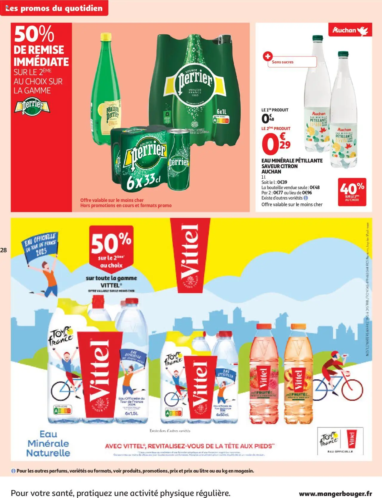  | Page: 28 | Produits: Eau minérale, Citron, Vittel