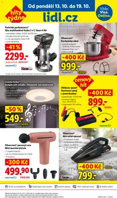 Náhled letáku SilvercrestⓇ Kuchyňský robot, plynulé nastavení rychlosti, funkce turbo, nerezová mísa: cca 5 l, příkon: 600 W od 13.10.2025 | Strana: 27 | Produkty: Parkside, Powerbanka, Aku ruční vysavač, LED svítilna