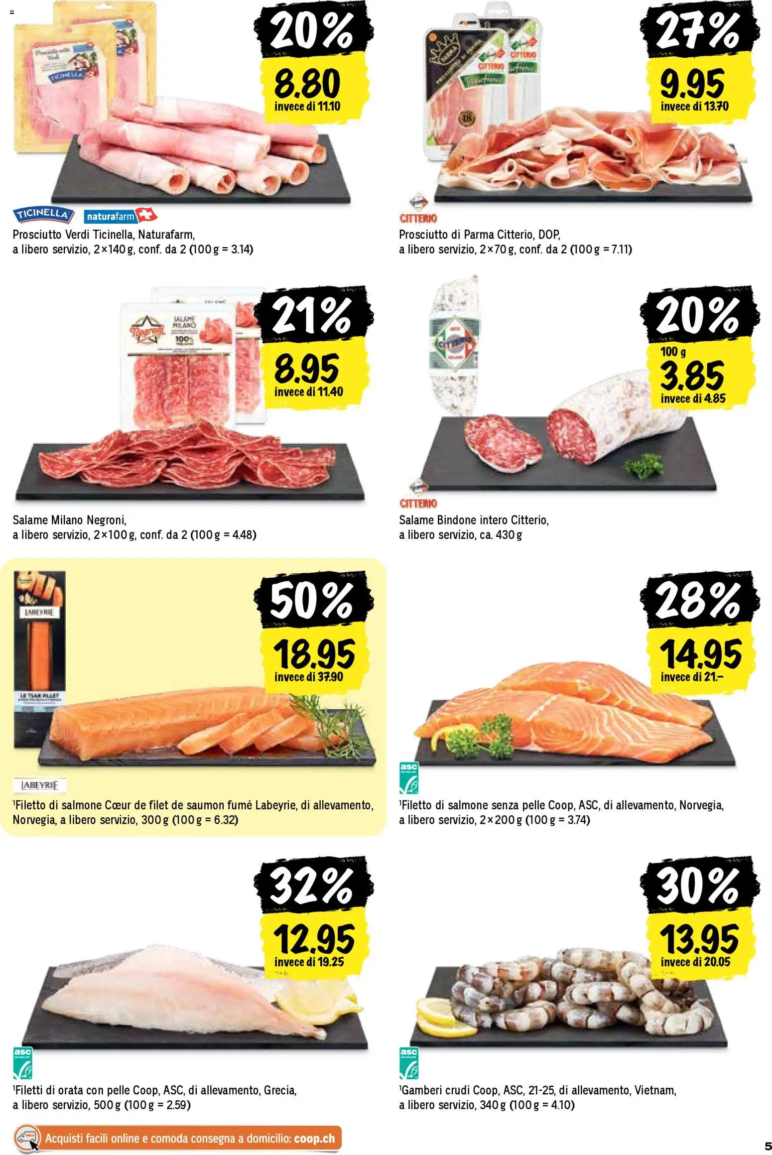 Coop aktionen IT – gültig ab 26.03.2026 | Seite: 5 | Produkte: Salami