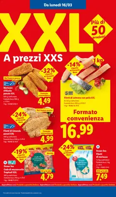Anteprima del volantino Code di mazzancolle Tropicali XXL, 300 g confezione Formato base 240 g a 4.79 € 60 g in più valido a partire dal 16.03.2026 | Pagina: 2