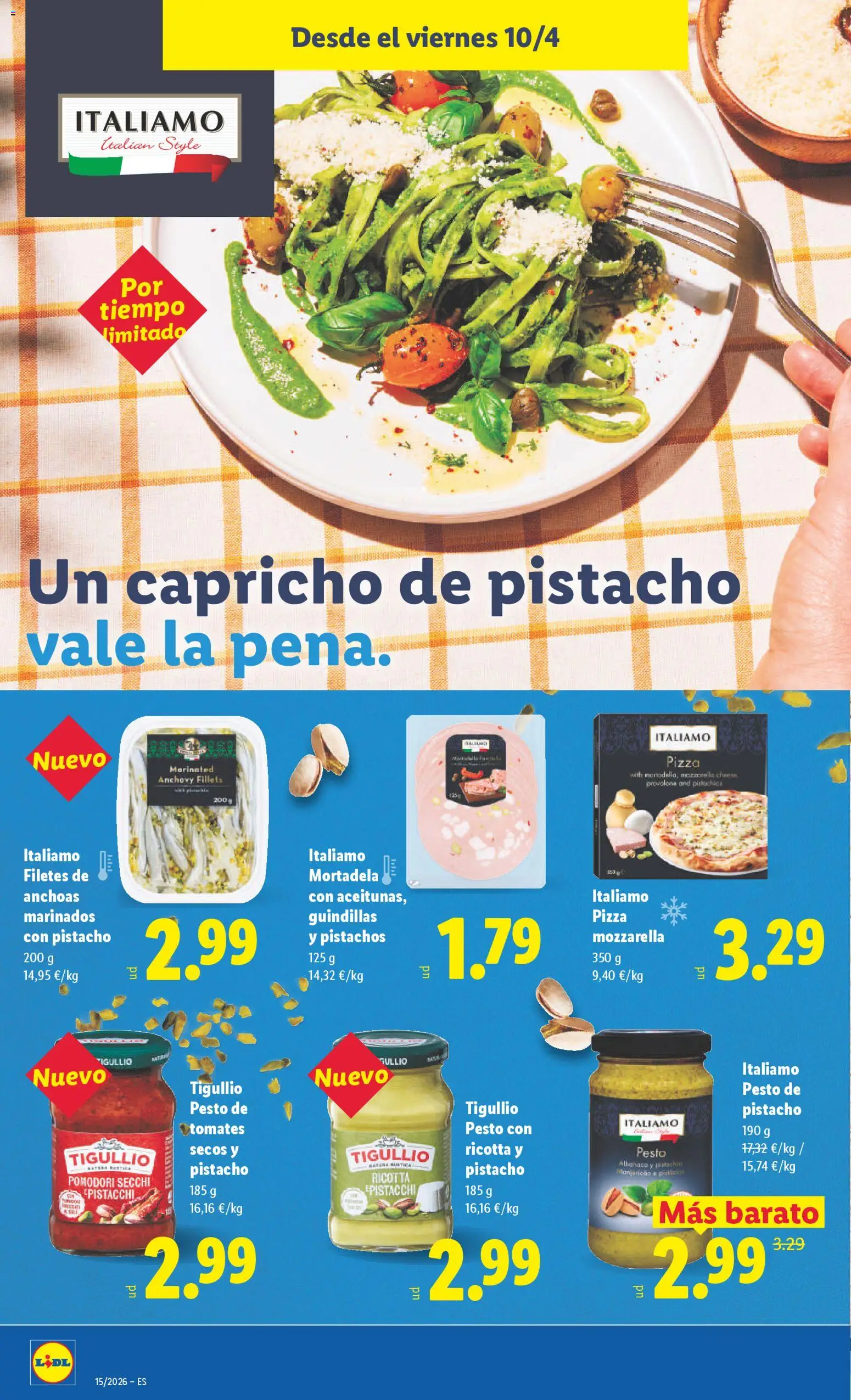 Lidl folleto │ válido desde el 06.04.2026 | Página: 32 | Productos: Pizza, Tomates, Mortadela