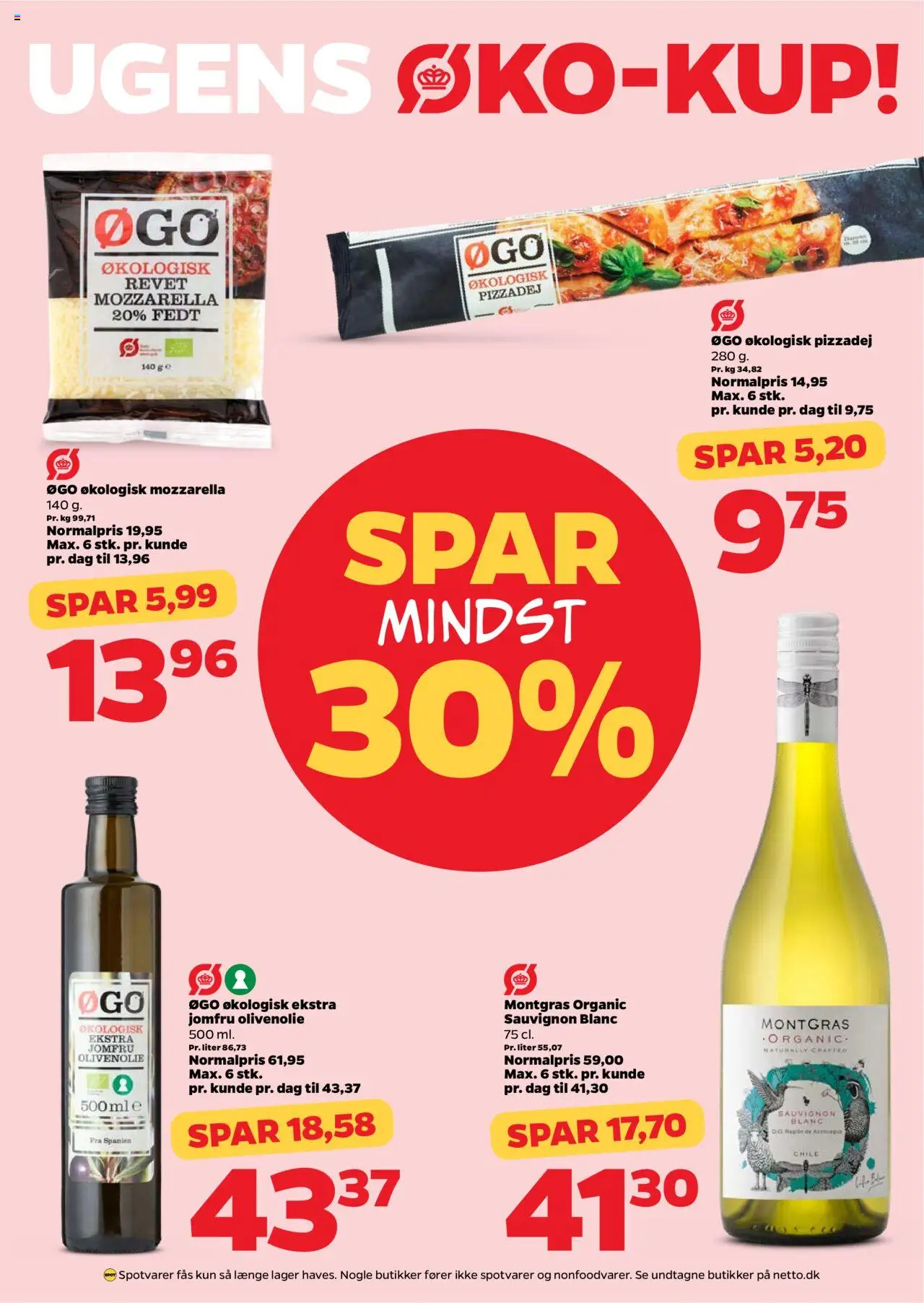 Netto Tilbudsavis gyldig fra 16.08.2025 | Side: 12 | Produkter: Pizza, Pizzadej, Mozzarella, Olivenolie