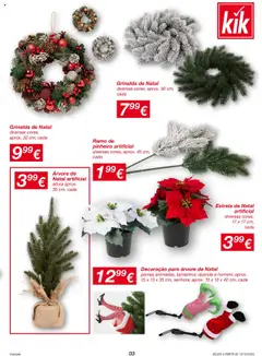 Pré-visualização KIK folheto válido de 20.10.2025 | Página: 3 | Produtos: Árvore de natal