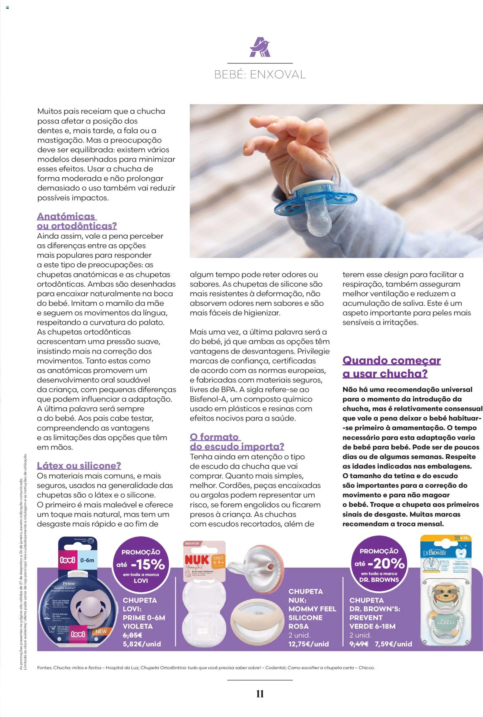 Auchan folheto │ válido de 01.01.2026 | Página: 11 | Produtos: Chupeta