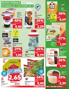 Kaufland leták platný od 22.01.2026 | Strana: 76 | Produkty: Tortilla, Tofu, Mrkva, Maliny