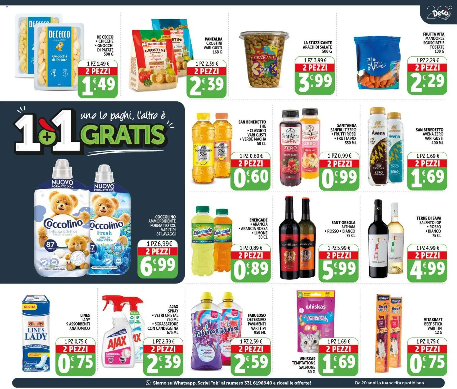 Volantino Decò del 09.04.2026 | Pagina: 3 | Prodotti: Caffè, Sgrassatore, Acqua, Arachidi