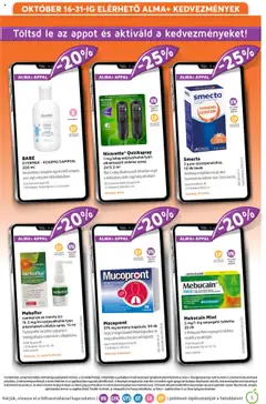 Alma Gyógyszertárak Akciós újság - amely érvényes a következő dátumtól: 01.10.2025 | Oldal: 5