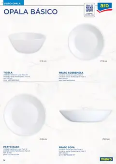 Pré-visualização Makro Catálogo Serviço de Mesa válido de 01.08.2024 | Página: 24 | Produtos: Tigela, Sopa