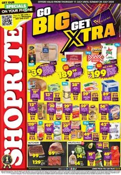 Shoprite Eastern Cape - Xtra Savings │ valid from 17.07.2025 | Page: 1 | Products: Chicken, Beef, Pasta, Fat spread