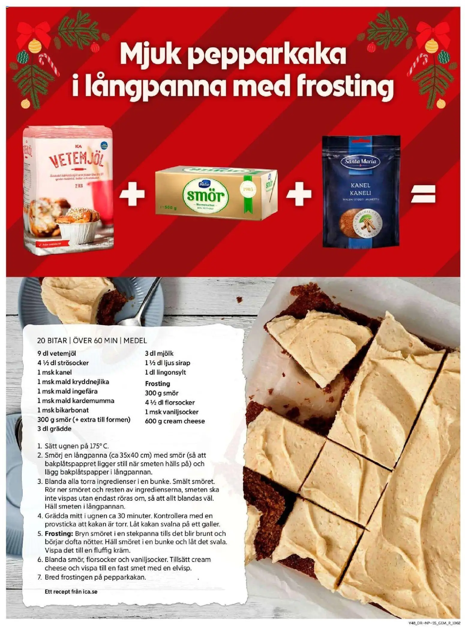 ICA Supermarket reklamblad aktuell från 24.11.2025 | Sida: 7 | Produkter: Strösocker, Kardemumma, Mjölk, Smör