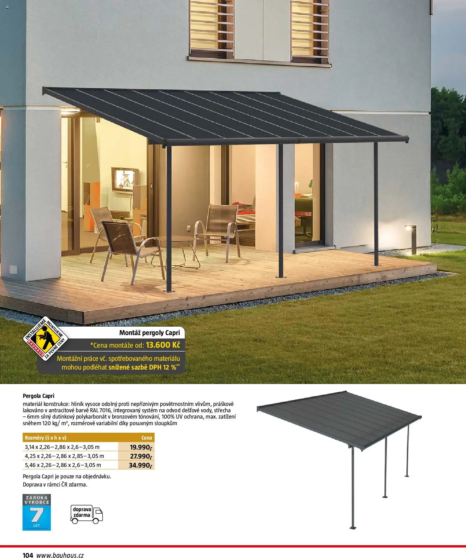 Bauhaus katalog Záhradní nábytek od 08.04.2026 | Strana: 104